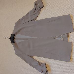 Babaton Olive Green Collarless Blazer